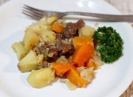 Баранина с овощами