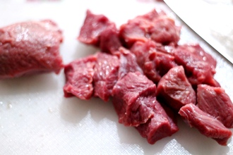 Мясо с грибами в мультиварке