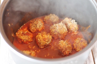 Мясные ежики в мультиварке
