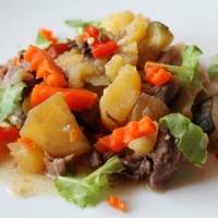 Мясное рагу с говядиной