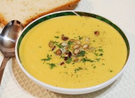 Тыквенный крем суп со сливками