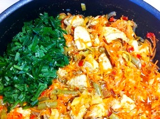 Картофельное рагу в мультиварке