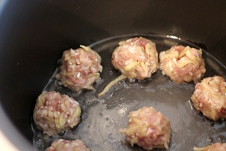 Мясные ежики в мультиварке