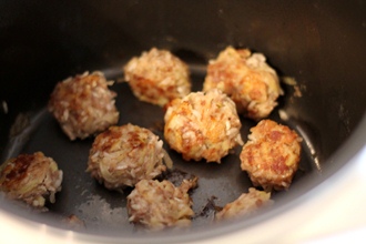 Мясные ежики в мультиварке