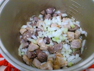 Картофельный суп с телятиной в мультиварке
