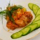 Свиные ребрышки с овощами