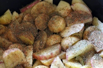 Сочная говядина с овощами в мультиварке