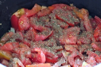 Сочная говядина с овощами в мультиварке