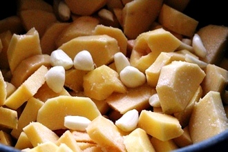 Овощное рагу с мясом в мультиварке