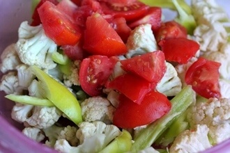 Тушеное мясо с цукини и фасолью в мультиварке