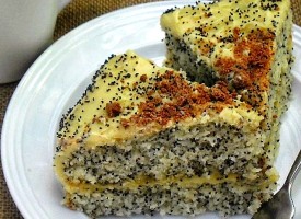 Маково кокосовый торт